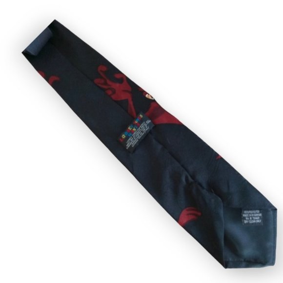 Looney Tunes vintage 1998 Tasmanian Devil Men's neck tie - Picture 5 of 5